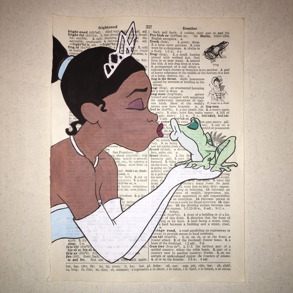Princess and the Frog Painting